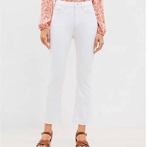 Loft White Denim Jeans